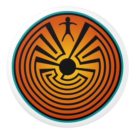 SouthWestern Ceramic Knobs Keramische Knop (Voorkant)