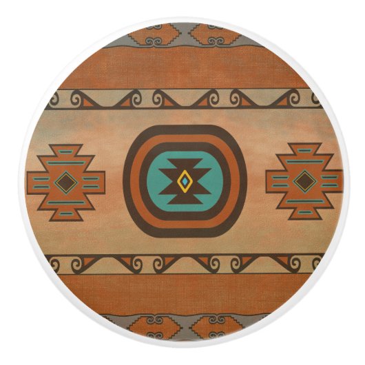 SouthWestern Ceramic Knobs Keramische Knop (Voorkant)