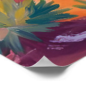 Southwestern Desert Road with Cacti Poster (Hoek)