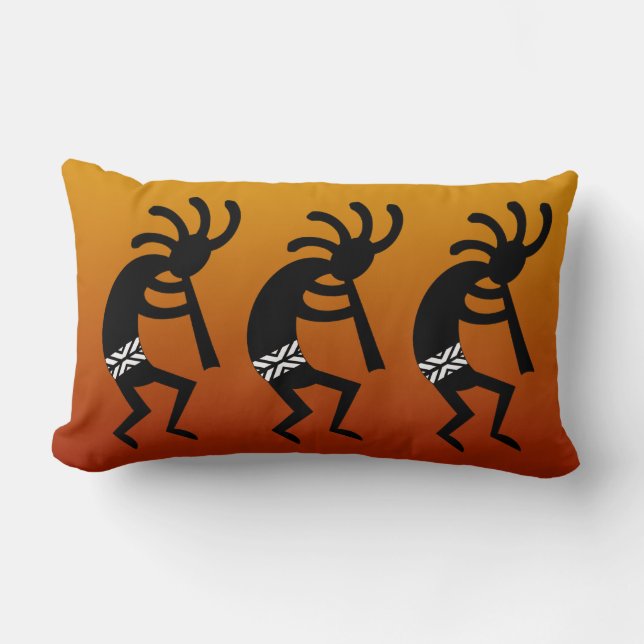 Southwestern Design Kokopelli Kussen (Voorkant)