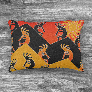 Southwestern Design Tribal Sunset Cactus Kokopelli Decoratief Kussen