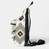 Southwestern Diamond Tribal Geometric Sling Bag (Rechts)