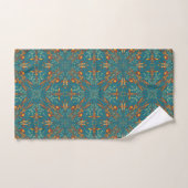 Southwestern Golden Sun Ray Colors Pattern Bad Handdoek (Handdoek)
