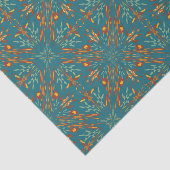 Southwestern Golden Sun Ray Colors Pattern Tissuepapier (Detail)