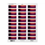 Southwestern Kokopelli Adres Label (Full Sheet)