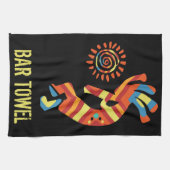 Southwestern Kokopelli Bar Towel Theedoek (Horizontaal)