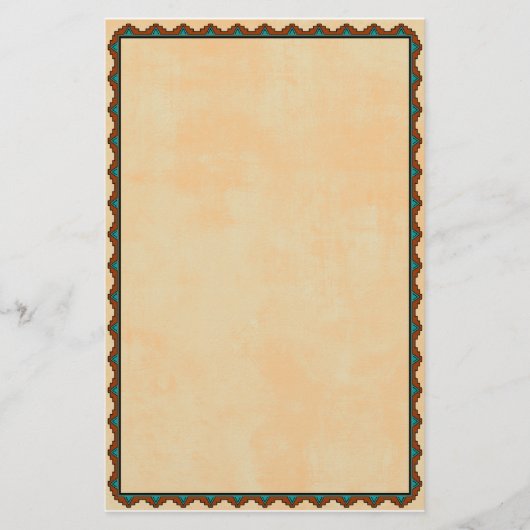Southwestern Motif Briefpapier (Voorkant)