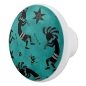 Southwestern motif fun Bouton en céramique (Droite)