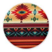 Southwestern motif fun Bouton en céramique (Devant)