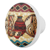 Southwestern motif fun Céramique boutons (Droite)
