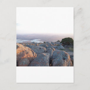 Southwestern Oklahoma Mountain Scenery of Mt Scott Briefkaart