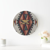 Southwestern Pattern Fun Wall klok (Huis)