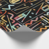 SouthWestern Scratch Art Pattern Cadeaupapier (Hoek)