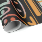 SouthWestern Scratch Art Pattern Cadeaupapier (Rol Hoek)