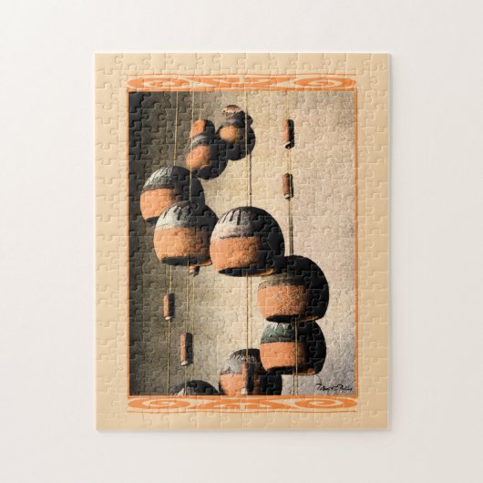 SouthWestern Spiraled Clay Wind Chimes nog Life Legpuzzel (Verticaal)