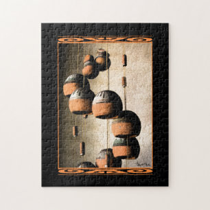 SouthWestern Spiraled Clay Wind Chimes nog Life Legpuzzel