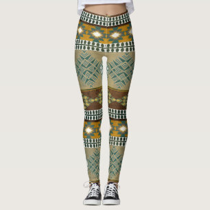 Southwestern stammenpatroon leggings