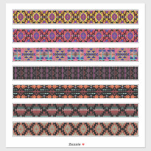 Southwestern-stijl Borders Craft Decor Sticker