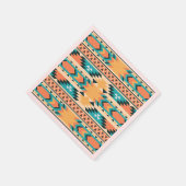Southwestern Style Boho Pattern Servet (Hoek)
