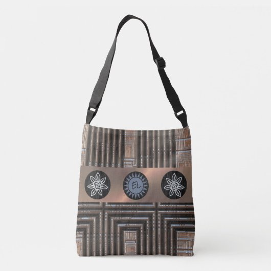 Southwestern Style Monogrammed Canvas tas (Achterkant)