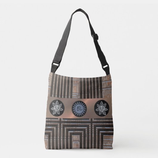 Southwestern Style Monogrammed Canvas tas (Voorkant)