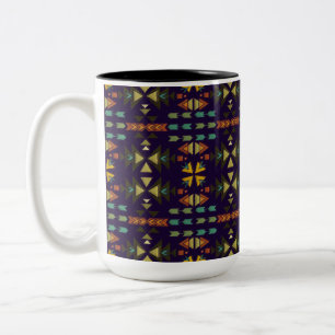 Southwestern Style Tweekleurige Koffiemok