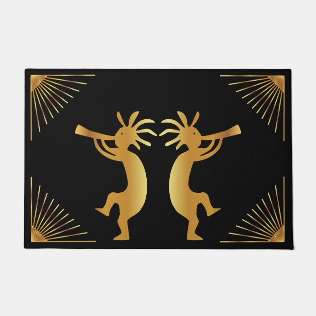 Southwestern Sun Kokopelli Doormat Deurmat (Voorkant)
