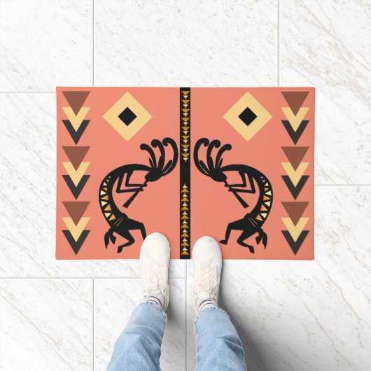 Southwestern Sun Kokopelli Doormat Deurmat (Binnen)