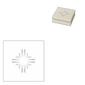 Southwestern Sun Rubberstempel (Gestempeld)