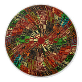 Southwestern Sun Swirl Ceramic Knob Keramische Knop