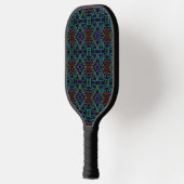 Southwestern Symmetrical Tiled Pattern Line Art Pickleball Paddle (Links)