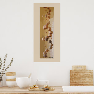 Southwestern Terra Cotta wind Chime nog leven Poster