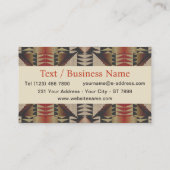 Southwestern Tribal Pattern Inspired Custom Visitekaartje (Achterkant)
