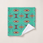 Southwestern Tropical Boho Chic Geode Art Motif (Gant de toilette)