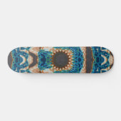 Southwestern Turquoise Native Pattern Skateboard (Horizontaal)