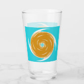 Southwestern Twirl Pattern Glas (Achterkant)