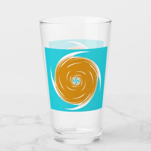 Southwestern Twirl Pattern Glas (Voorkant)