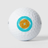 Southwestern Twirl Pattern Golfballen (Voorkant)