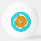 Southwestern Twirl Pattern Pingpongballen (Achterkant)