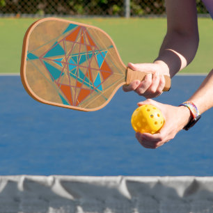 Southwestern-woestijn Indian Star Man Design Art Pickleball Paddle