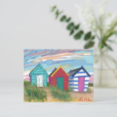 Southwold Beach Huts Briefkaart (Staand voorkant)