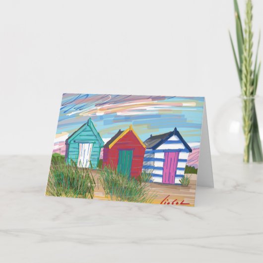 Southwold Beach Huts Kaart (Voorkant)