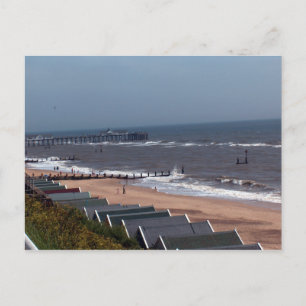 Southwold Beach in Suffolk Briefkaart