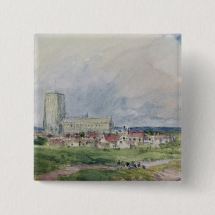 Southwold, Suffolk Vierkante Button 5,1 Cm