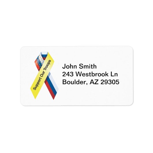 Soutien à nos Étiquettes de troupes (Devant)