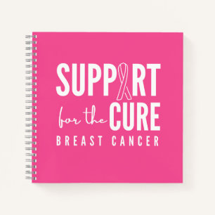 soutien du cancer du sein cure rose Carnet Journal