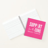 soutien du cancer du sein cure rose Carnet Journal (Intérieur)