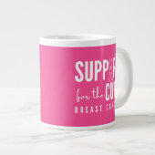 soutien du cancer du sein cure rose Mugs (Devant droit)
