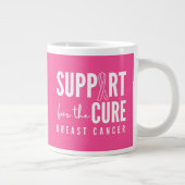 soutien du cancer du sein cure rose Mugs (Droite)