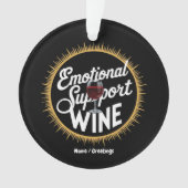 Soutien émotionnel Boisson Drôle Amateur de vin (devant)